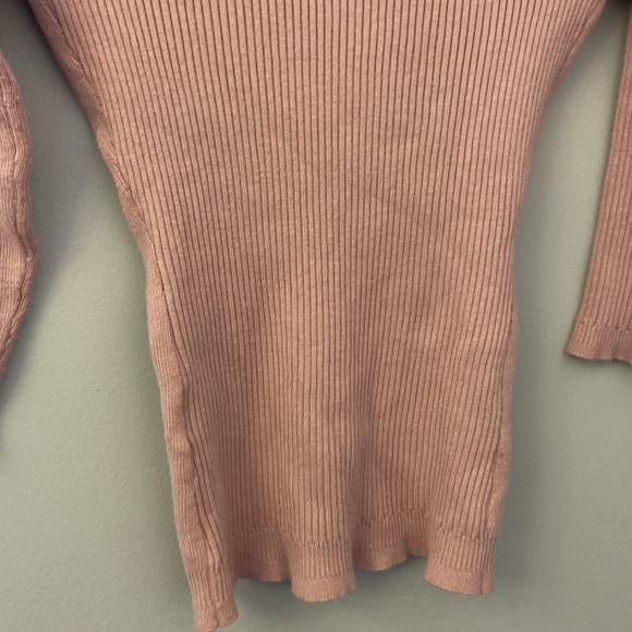 💜Philosophy Ribbed Knit 3/4 Sleeve V-Neck Top size small - Picture 6 of 8